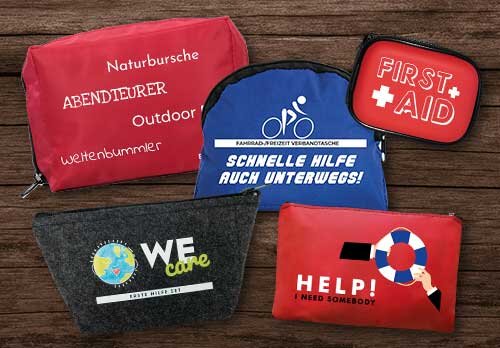 Individualisierbare Erste Hilfe Sets als nützliche Werbegeschenke