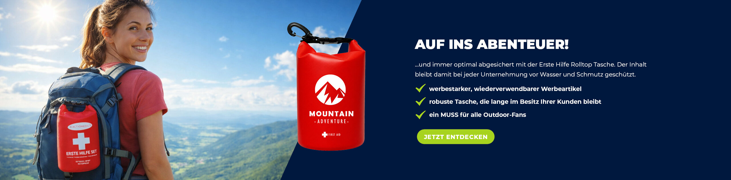 Produkt-Highlight: Erste Hilfe Rolltop Tasche