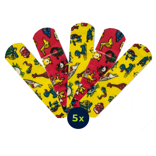 5 wasserabweisende ACTIOMEDIC&reg; KIDS Pflasterstrips
