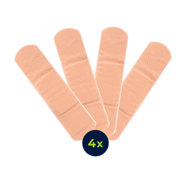 4 wasserabweisende ACTIOMEDIC&reg; Pflasterstrips