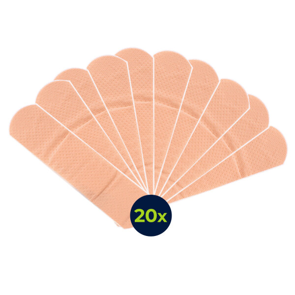 20 wasserabweisende ACTIOMEDIC&reg; Pflasterstrips