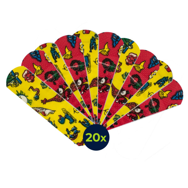 20 wasserabweisende ACTIOMEDIC&reg; KIDS Pflasterstrips